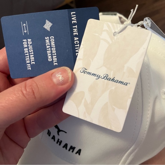 Tommy Bahama Hat Tip Your Cap Baja Margarita Recipe White Adjustable Strap NEW - Picture 6 of 8